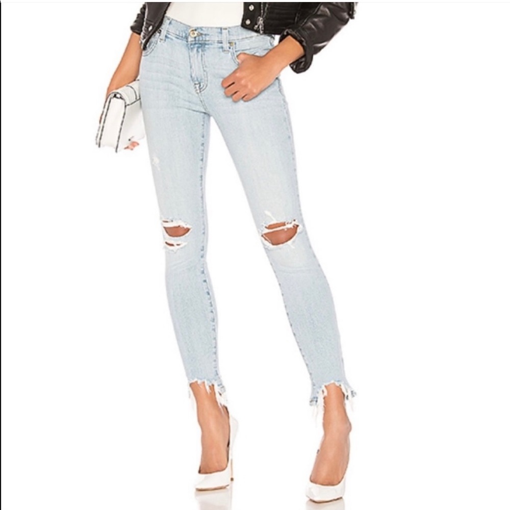 Pistola Audrey Mid Rise Skinny Jeans Venice Size 25